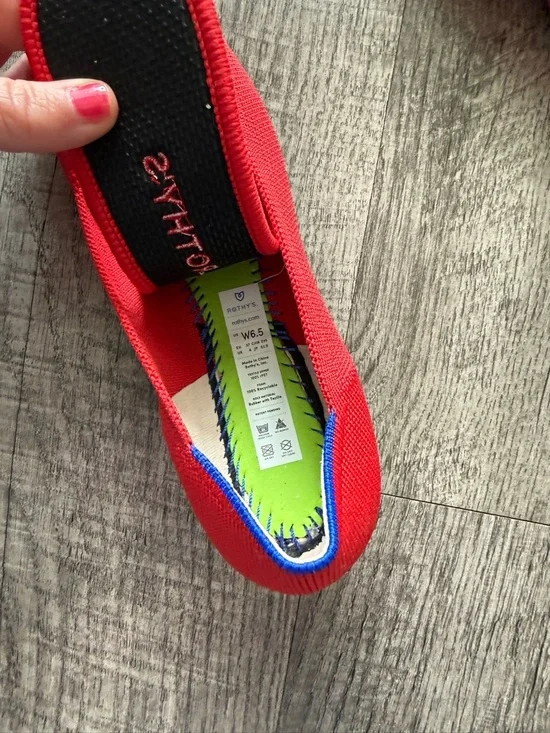 Rothy’s red round toe Flats BNWOBox - Picture 5 of 7